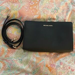 Michael Kors leather crossbody/clutch